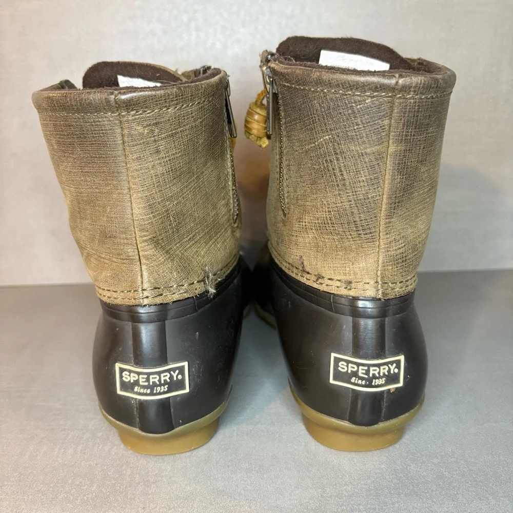 Sperry | Saltwater Duck Boots - Tan Brown ; Womens 7.5
